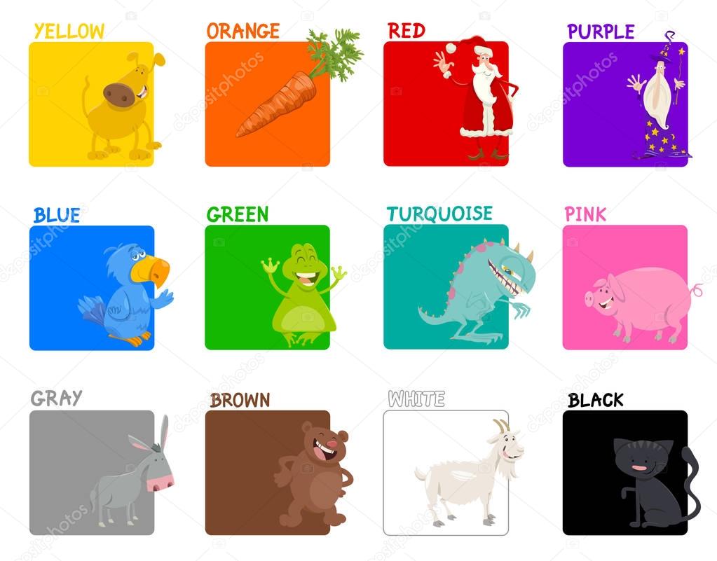 basic colors educational set