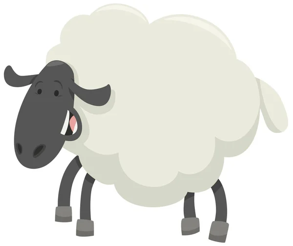 Happy sheep postava — Stockový vektor
