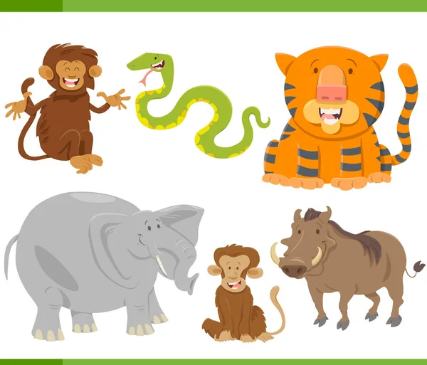 Animal characters collection — Stock Vector