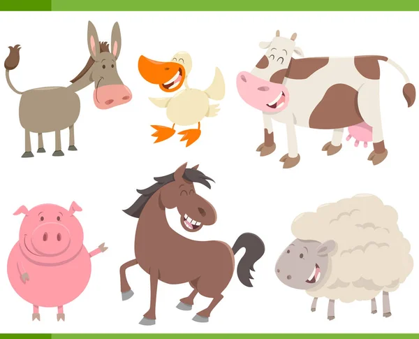 Колекція тварин ферми — стоковий вектор