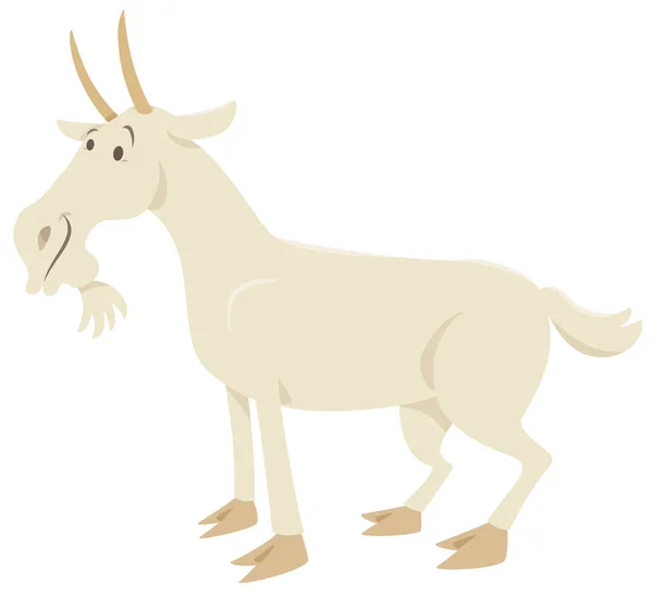 Drôle de caractère animal de chèvre — Image vectorielle