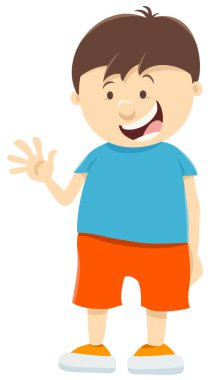 güzel bir çocuk çocuk çizgi film karakteri