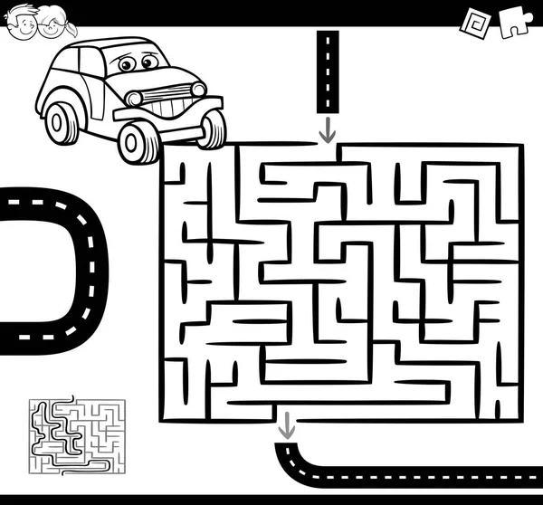 迷路や着色のための迷宮 — ストックベクタ