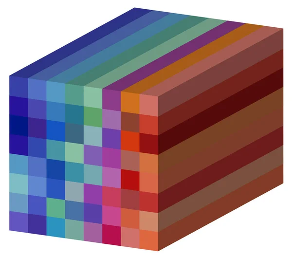 पृष्ठभूमि घन अमूर्त डिजाइन — स्टॉक वेक्टर