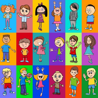 dekoratif desen tasarım çocuklu