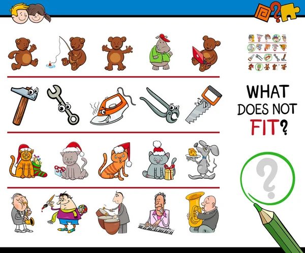 yanlış resim bir satır çizgi film oyunu