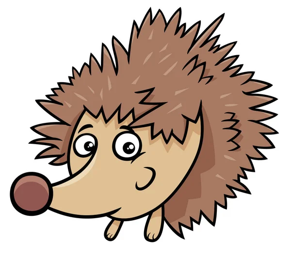 Cartoon hedgehog animal character — Stock Vector