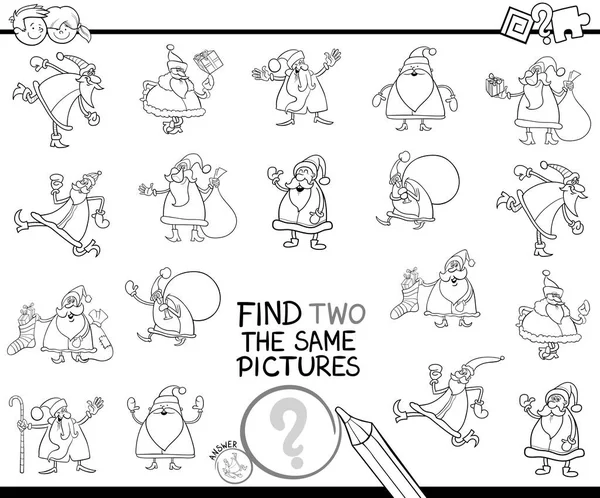 iki aynı santas renkli kitap bulmak