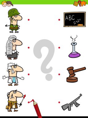 Meslek Eğitim oyun çocuklar için maç
