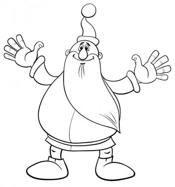Noel Baba Noel boyama sayfasıpagina da colorare di Babbo Natale