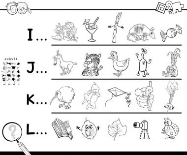 boyama kitabı bir sözcüğün ilk harfi