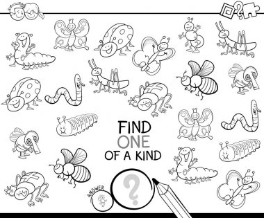 böcekler renk kitap ile bir tür oyun