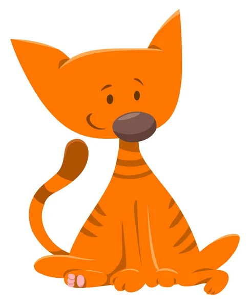 Katt djur seriefigur — Stock vektor