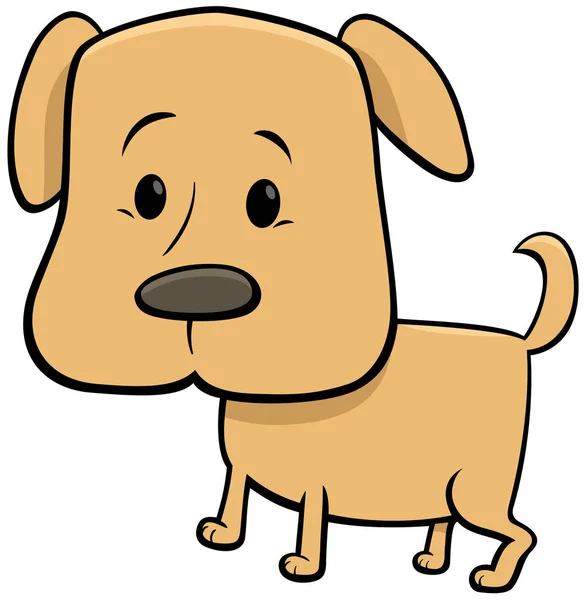 卡通小狗动物性格 — 图库矢量图片
