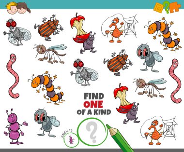 komik böcekleri olan çocuklar için bir tür oyun