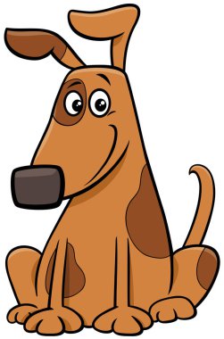 çizgi film benekli köpek hayvan karakteri