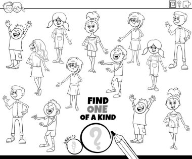 Çocukların renkli kitap sayfası olan bir oyun.