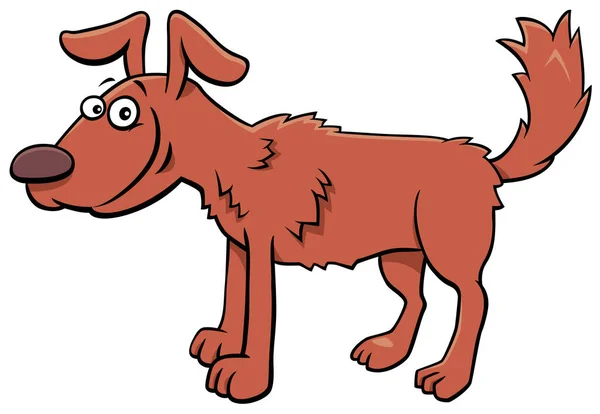 面白い犬漫画のイラスト漫画のキャラクター — ストックベクタ