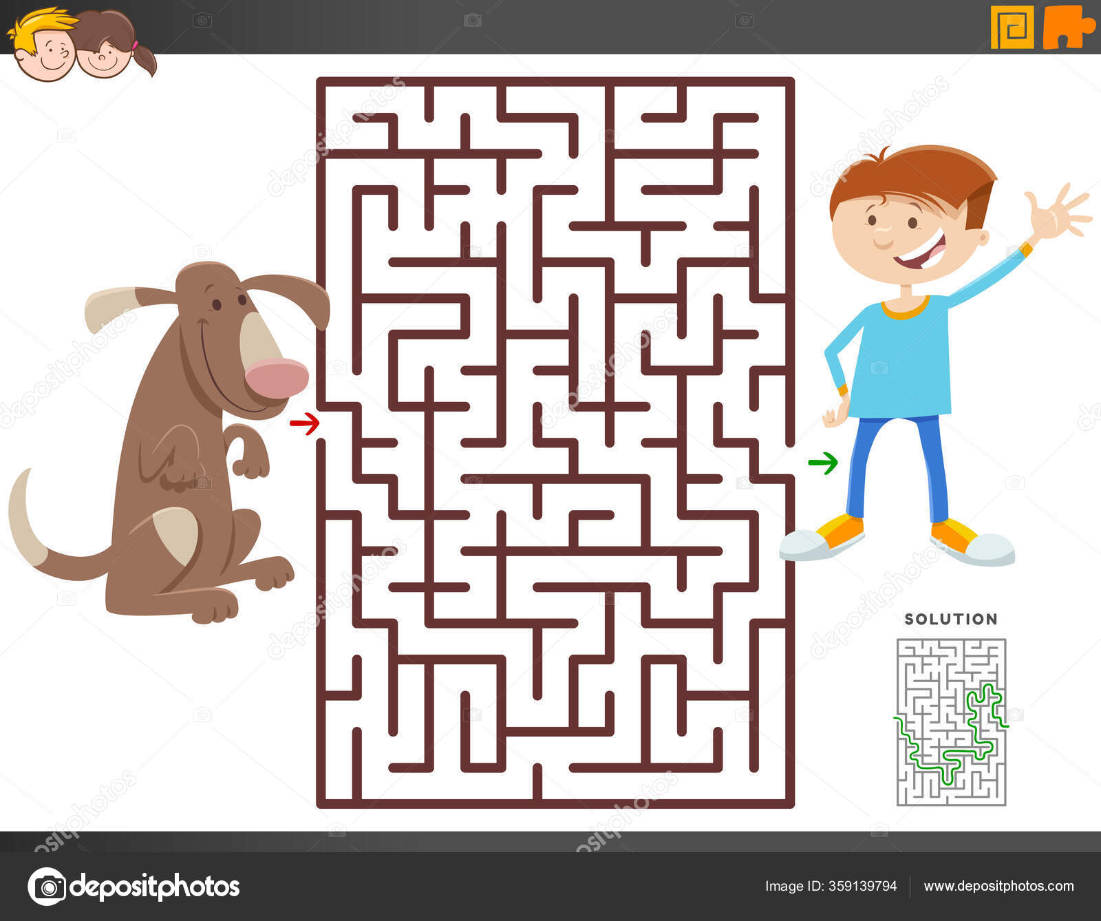 Jogo de labirinto para crianças ajuda o cavalinho a encontrar o caminho  para minha mãe