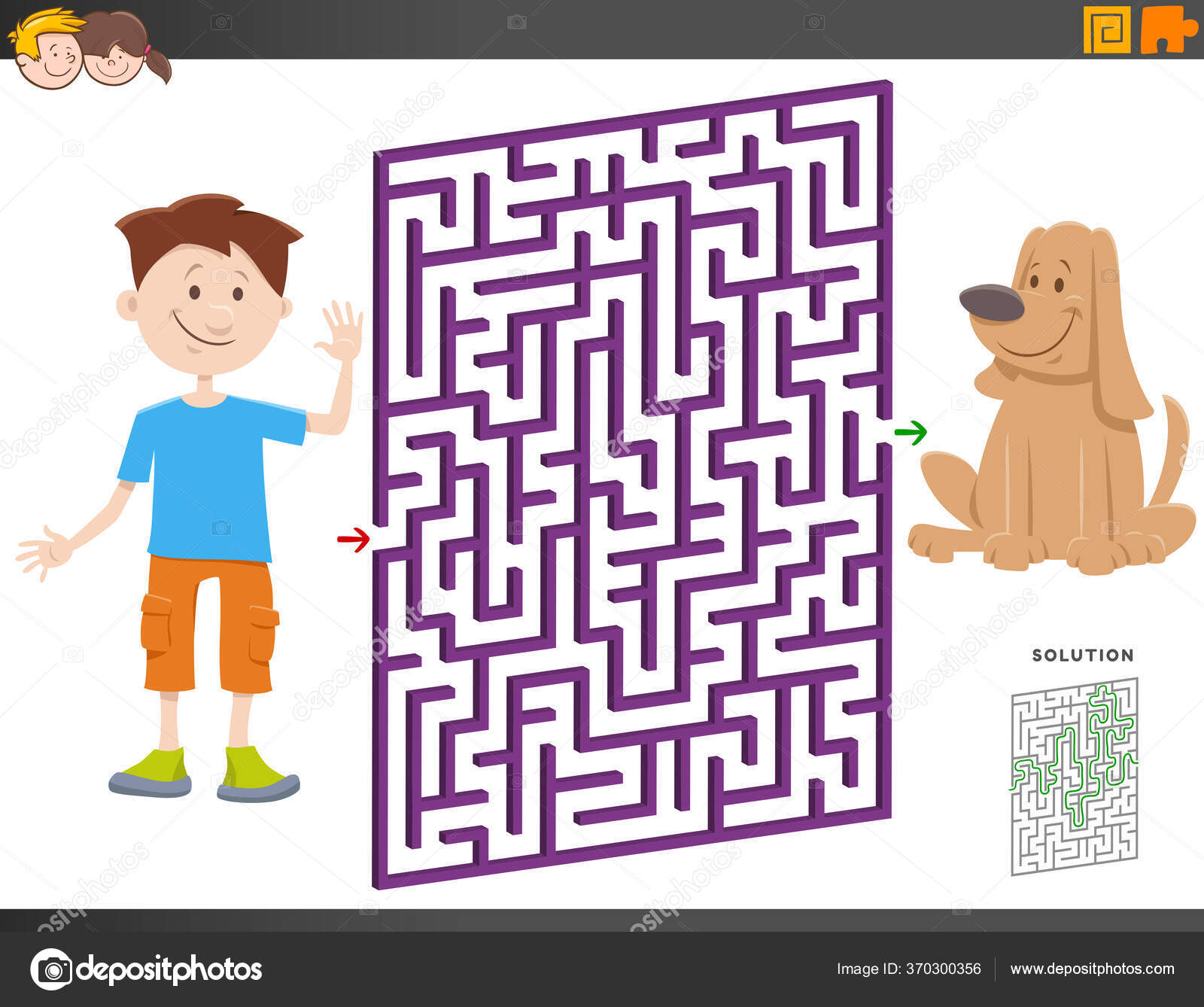 Jogos de quebra-cabeça com cachorros engraçados de desenho animado