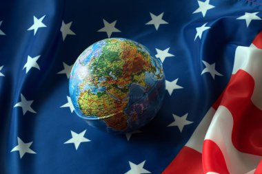 Amerikan bayrağı yalan dünya