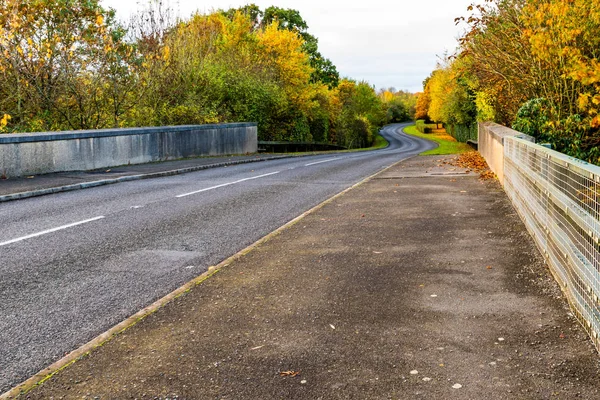 Великобританія автомагістраль восени — стокове фото