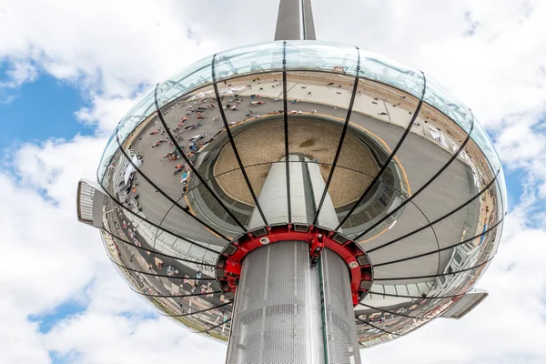 Brighton observation tower vid havet Sussex kust — Stockfoto