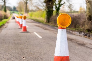 Roadworks koniler İngiltere'de otoyol Hizmetleri