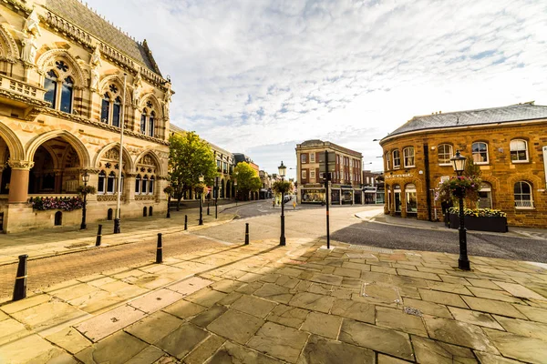 Gotik mimarisinin Northampton Guildhall binanın, İngiltere.