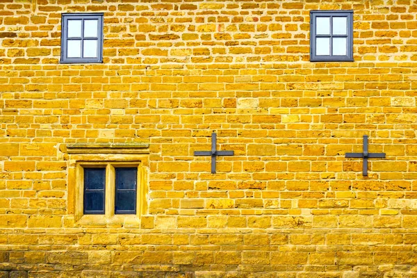 Textura de construção de parede de pedra velha em Inglaterra uk — Fotografia de Stock