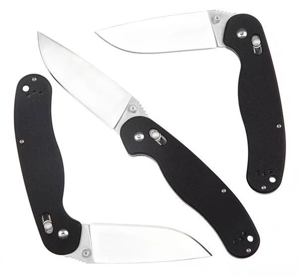 Tres cuchillos plegables clásicos —  Fotos de Stock