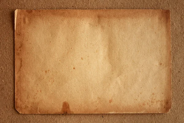 Starý list papíru — Stock fotografie