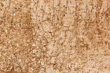 Eski tapınağın duvarına granit