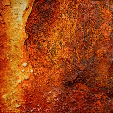 Paslı demir kare arka plan