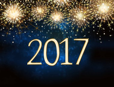 bokeh etkisi ile karanlık bir arka plan üzerinde havai fişek