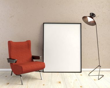 3D çizim, iç hipster