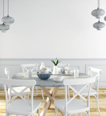 Duvar iç yemek alanı ile ilgili alay et. oturma odası modern st