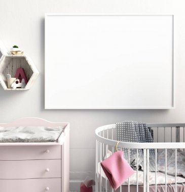 Poster çocuğun iç alay. yerde yatıyor. modern 