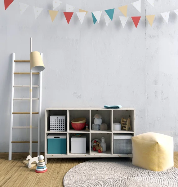 Poster çocuğun iç alay. Oyun Odası. modern tarz.