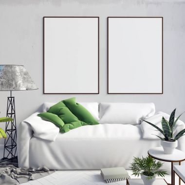 İç sehpa ve Kanepeli posterdeki alay. oturma ro