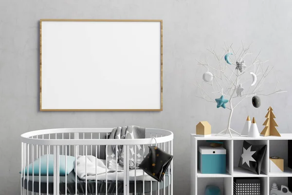 Childroom modern Noel iç. yerde yatıyor. 3D ben