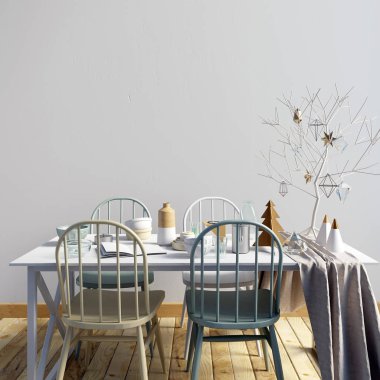Duvar iç yemek alanı ile ilgili alay et. oturma odası modern st