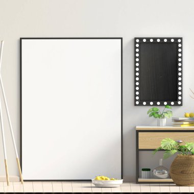 Modern iç mekan tasarımları İskandinav tarzı pencereler ile. Alay