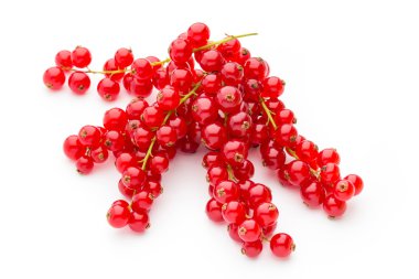 Frenk üzümü yakın çekim üzerinde beyaz izole.