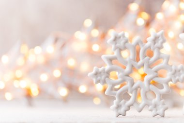 Noel süslemeli klasik Noel arkaplanı