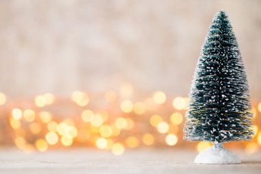 Soyut arkaplanda Noel süslemesi.