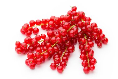 Frenk üzümü yakın çekim üzerinde beyaz izole.