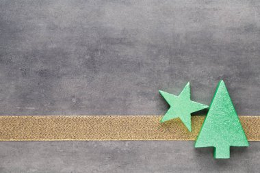 Noel yıldız. Noel desen. Arka plan gri renk üzerinde