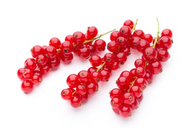 Frenk üzümü yakın çekim üzerinde beyaz izole.