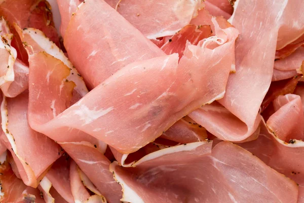 stock image Prosciutto di Parma or Parma Ham. Window Light. Soft Focus